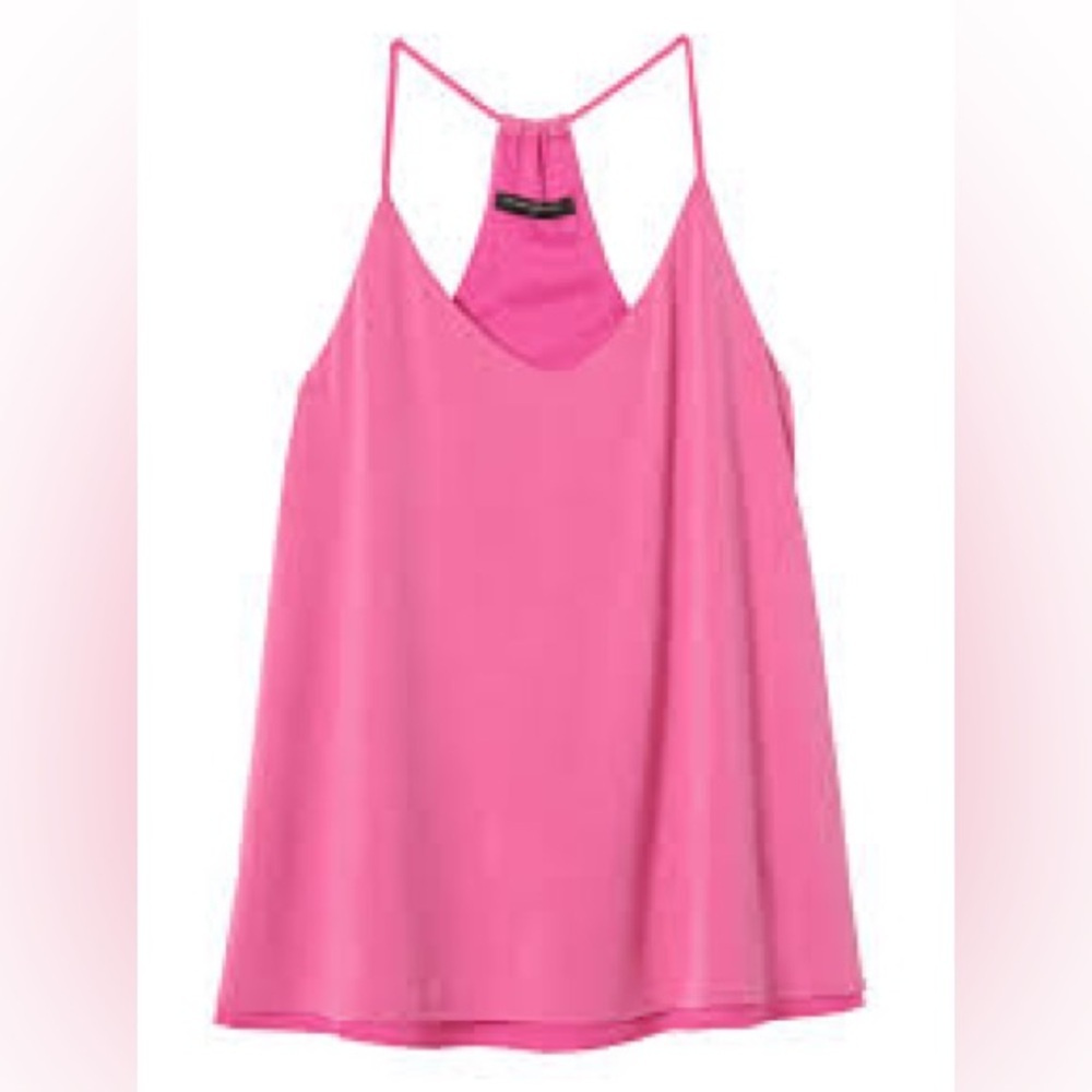 Banana Republic factory barbiecore tank top camisole women’s size‎ small new